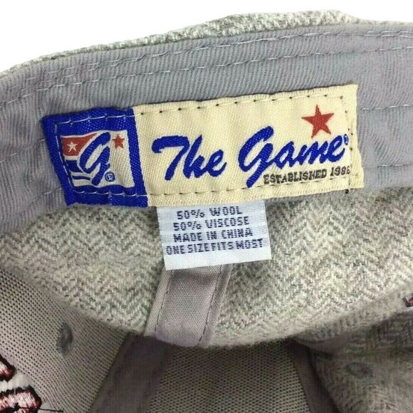 Akron Racers Fastpitch Softball Wool Gray Strapback Cap By The Game - Picture 6 of 6